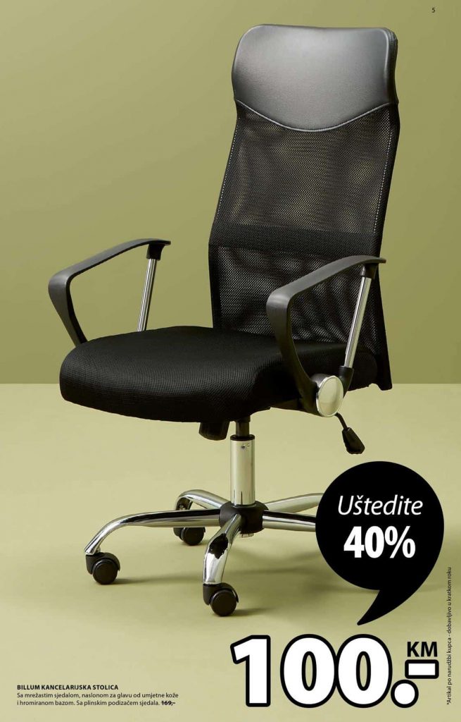 scandimavian living, kancelarijska stolica snizena 40%