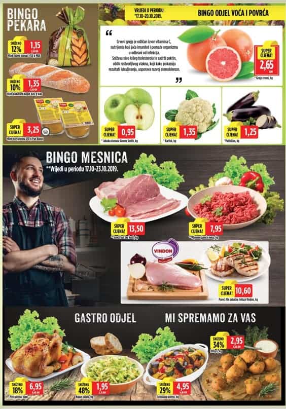 meso i mesni program. suhomesnati proizvodi samo u novom bingo katalogu