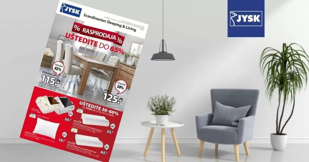 Znate li da je u Jysk trgovinama RASPRODAJA? ustedite.ba