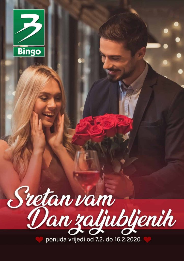 Bingo super akcija. bingo akcijski katalog. snizenje. snizeno dan zaljubljenih
