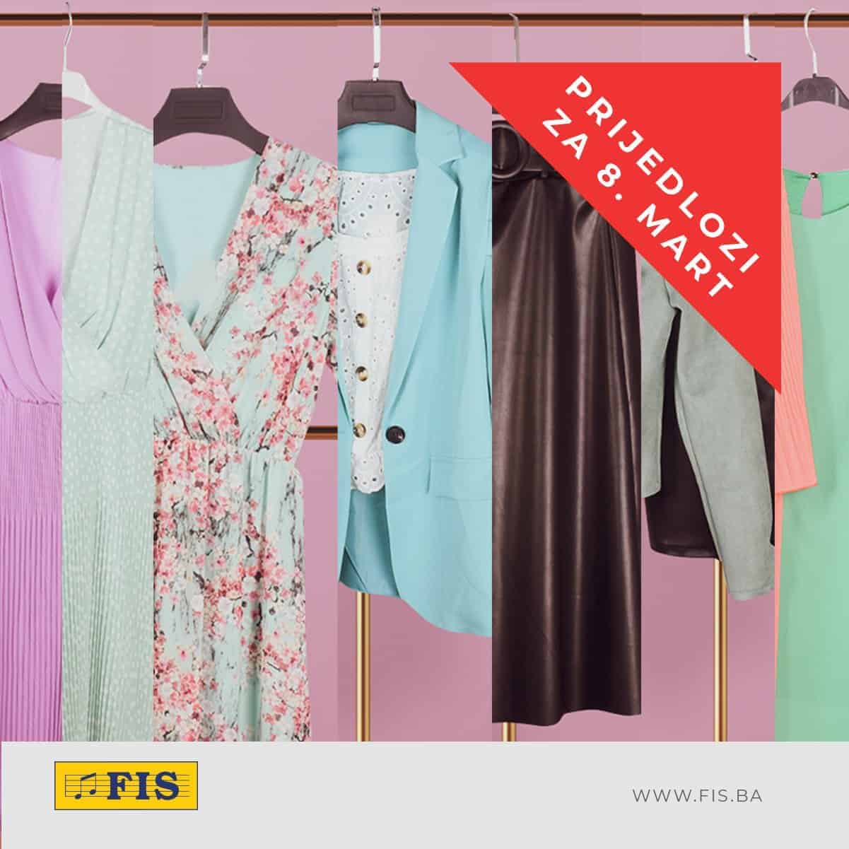 fis ponuda odjece za 8. mart. akcijski katalog fis.