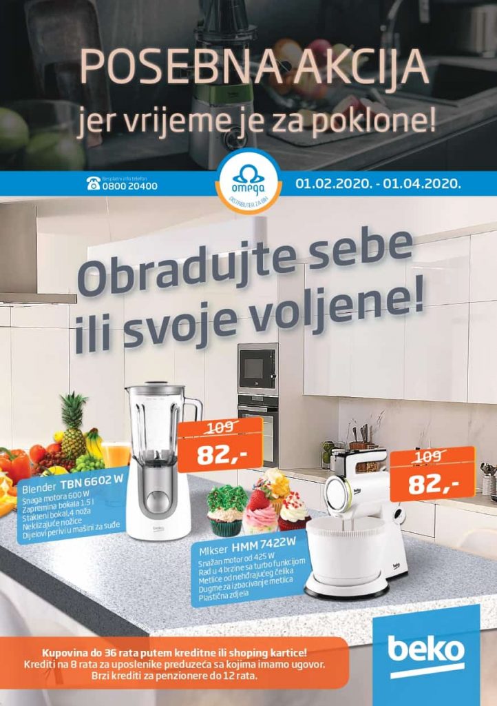 omega beko shop snizenje. akcijski katalog. popust