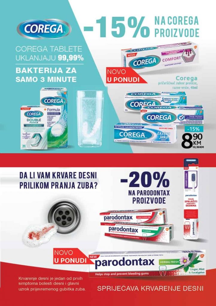 Konzum dani oralnog zdravlja. akcijski katalog kaladont pasta za zube