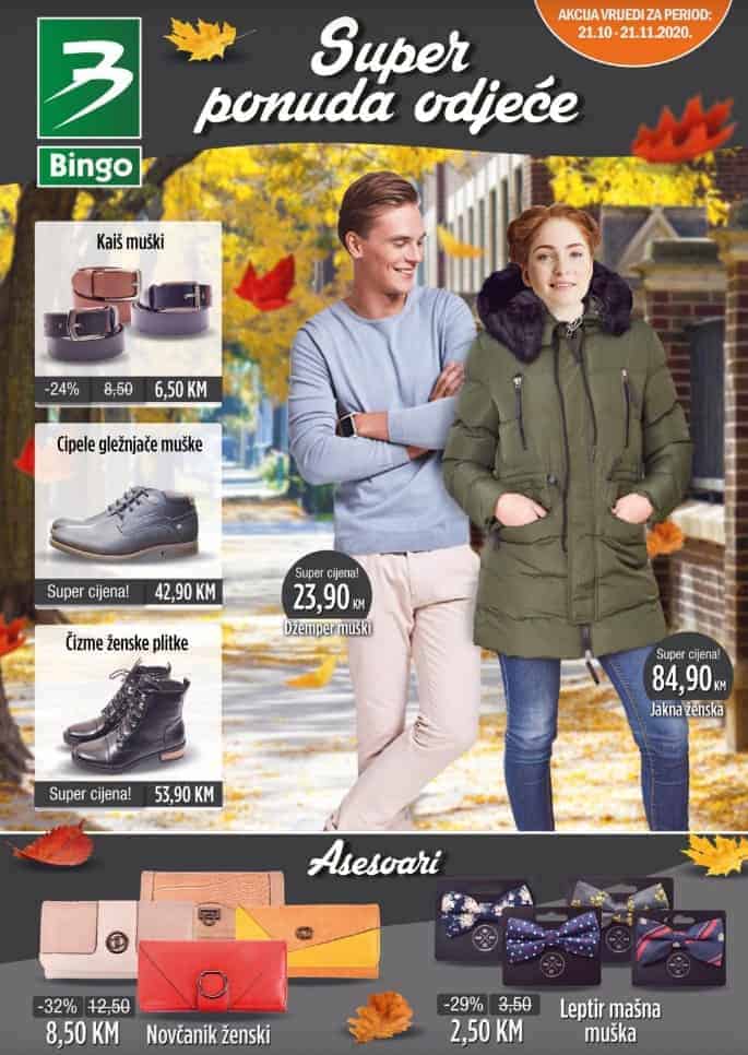 bingo super ponuda odjece.  zimska jakna. zimske cipele. cizme. cipele za zimu. 