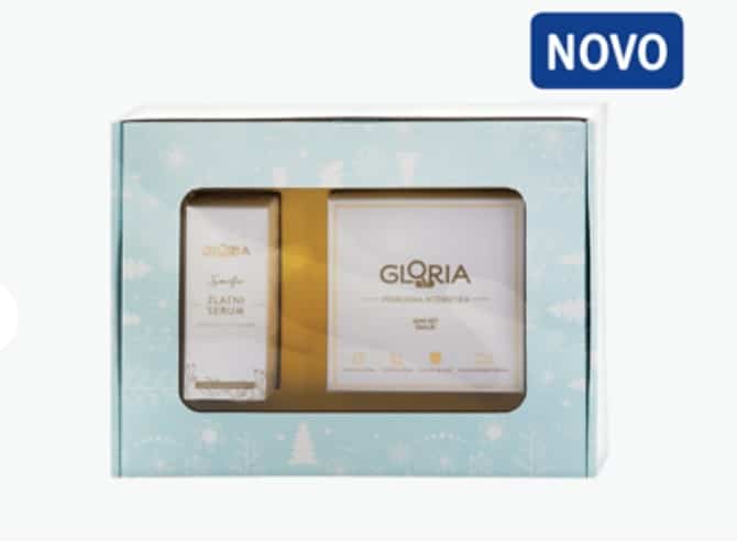 Glorioa, poklon paket (serum za lice, 35 ml i mini set krema za lice, 4x20 ml)