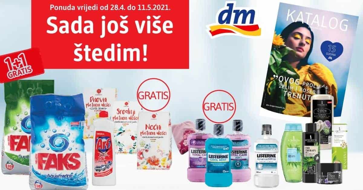dm-akcijski-katalog cm cosmetic market. bingo. konzum. amko.