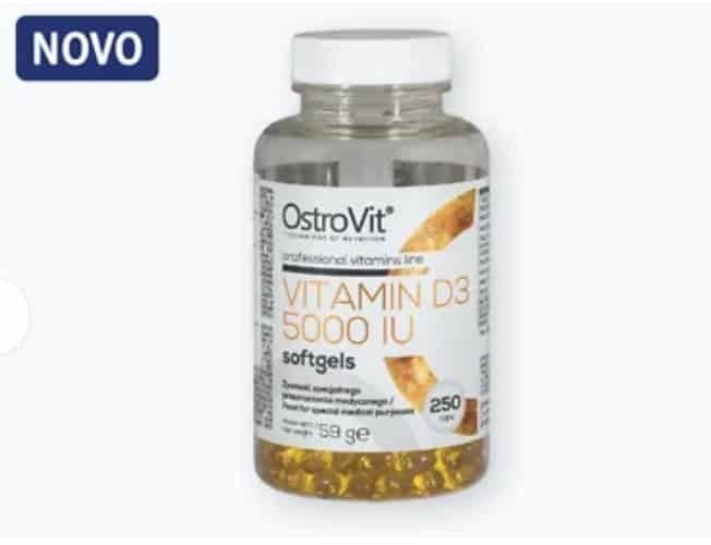 OstroVit Vitamin D3 5000 IU kapsule, 250 komada