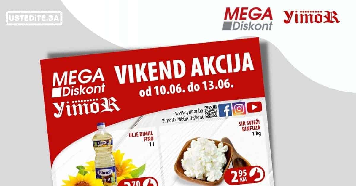 Mega Diskont vikend akcija 10-13.06.2021. godine