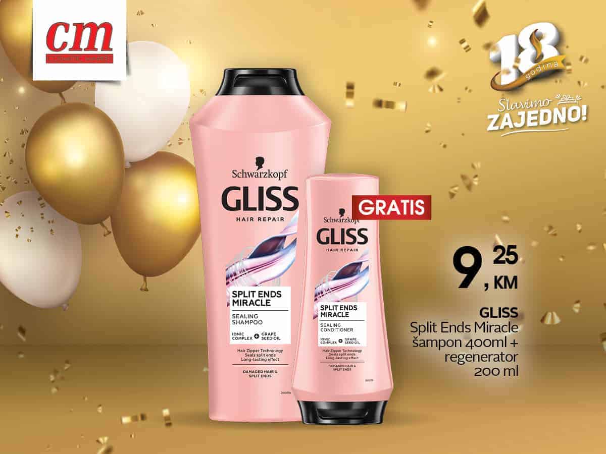 šampon Gliss, šampon Gliss cijena, šampon Gliss akcija, 