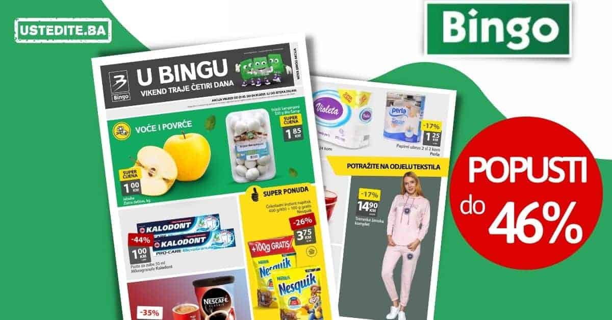bingo katalog, bingo vikend akcija, bingo katalog bih, bingo bih, bingo cijene, bingo sarajevo