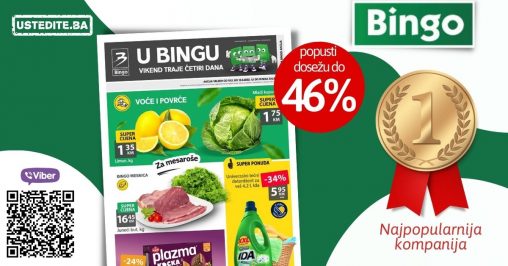 bingo, bingo akcija, bingo popust, bingo katalog, bingo vikend akcija, bingo snizenje, katalozi i akcije, akcije bih, katalozi bih