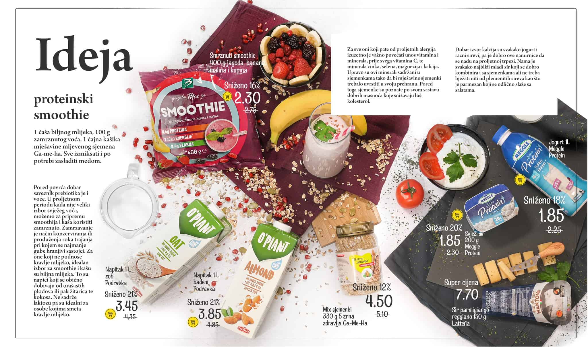 Bingo Magazin Plus donosi nam  odlične savjete o zdravoj ishrani i borbi protiv alergija. Pogledajte Bingo Katalog Magazin Plus i pronadjite omiljene proizvode po akcijskim cijenama! 