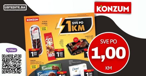 Konzum katalog nam donos super ponudu sve za 1 KM!