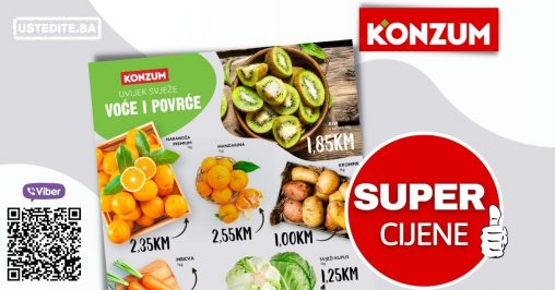 Konzum akcija voća i povrća!!