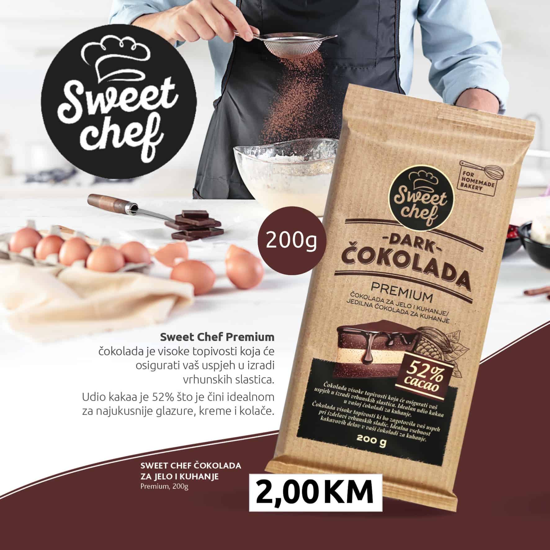 Konzum katalog donosi nam Sweet chef čokoladu po super cjeni od 2 KM!
