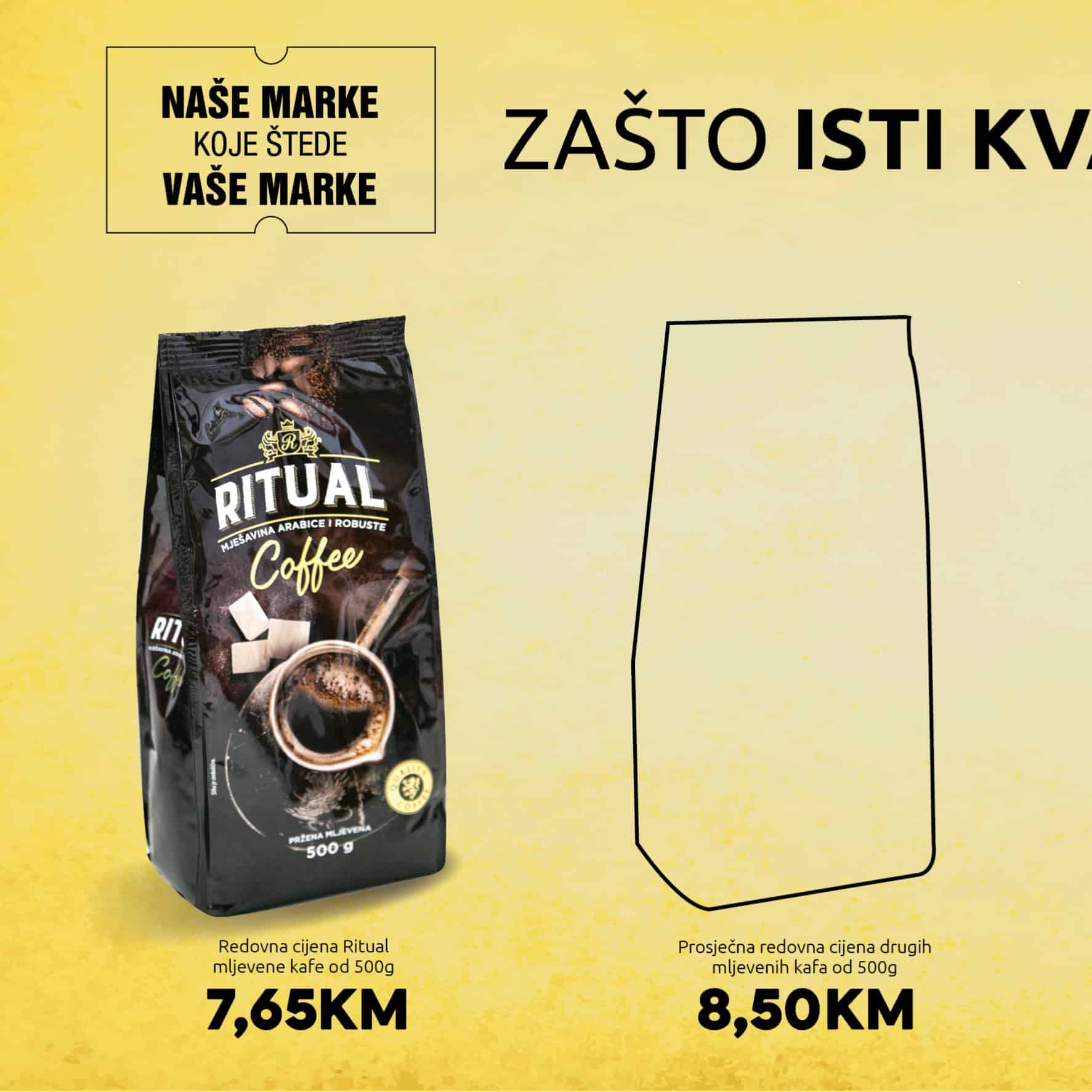 Konzum katalog donosi nam Ritual kafu po super cijeni od 7,65 KM!