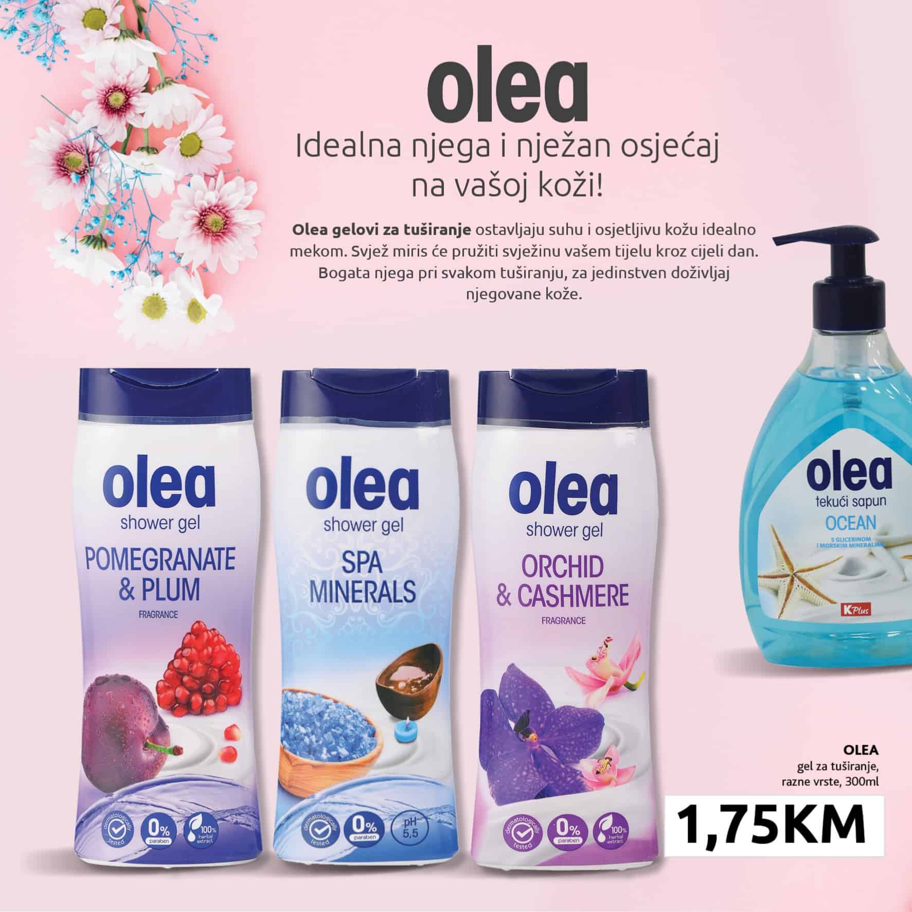 Konzum katalog donosi nam OLEA sampone i sapune za ruke po akcijskim ciijenama!