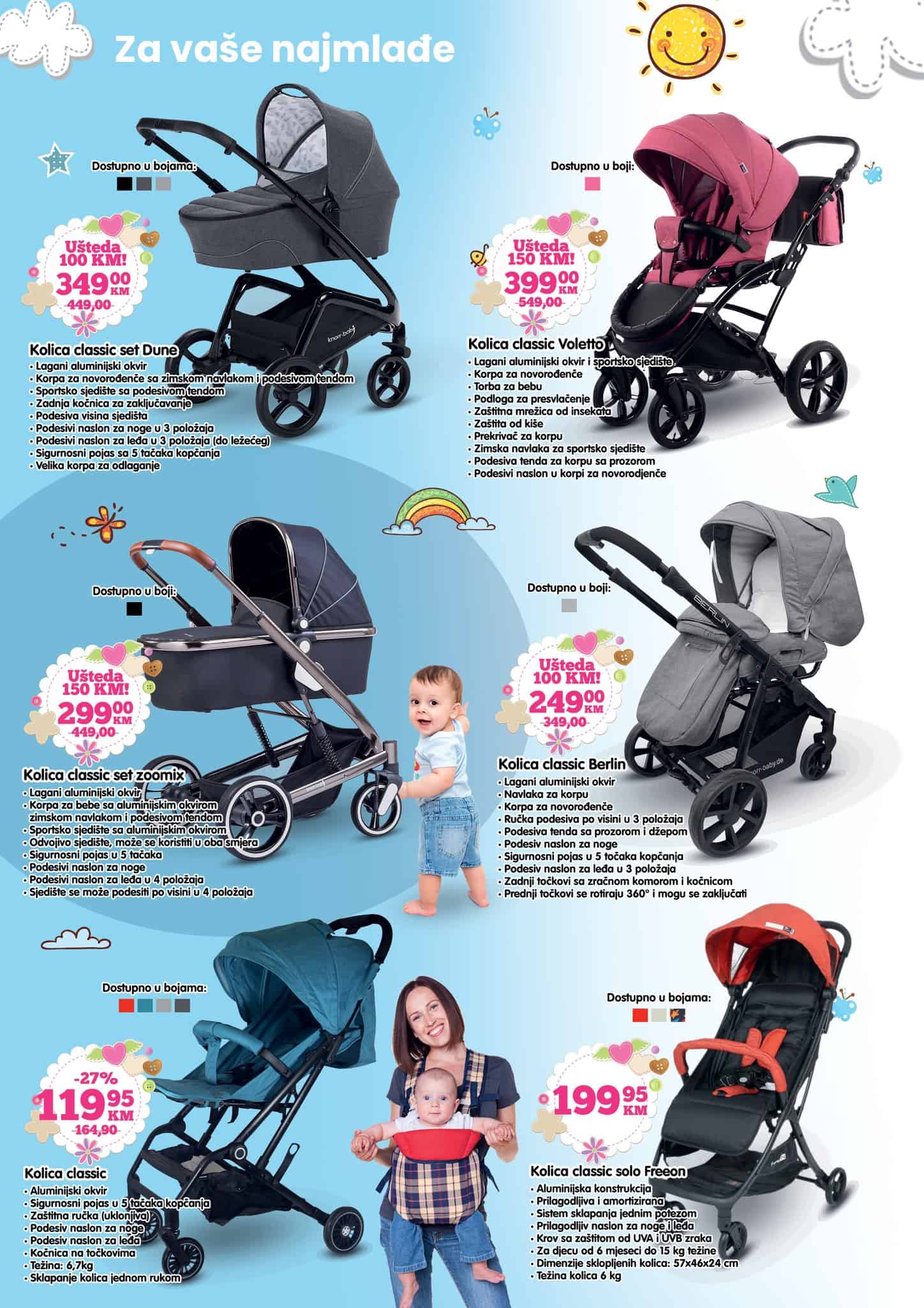 Veliki izbor kolica za bebe pronadjite u novom BINGO katalog-u! 