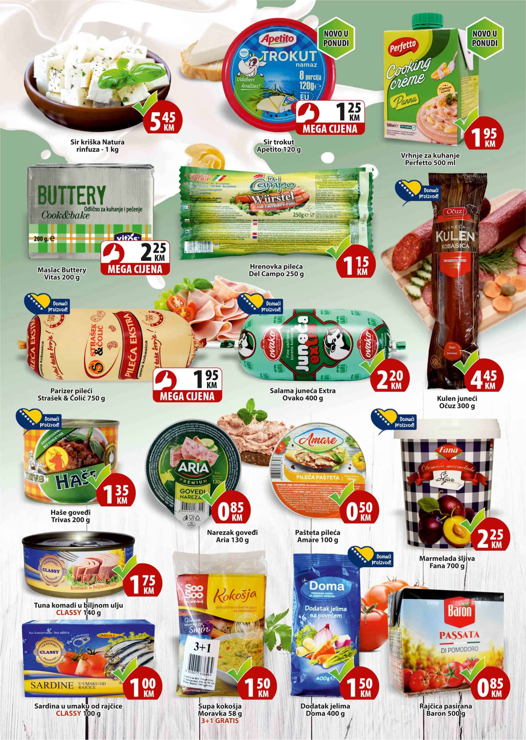 Mega Diskont katalog nam donosi odlične akcijske cijene za Ramazan. Pogledajte: akcijske cijene oraha, akcijske cijene hurmi. Mesne preradjevine i mljecni proizvodi su takodjer na akciji. Veliki izbor prehrambenih namirnica po super cijenama!