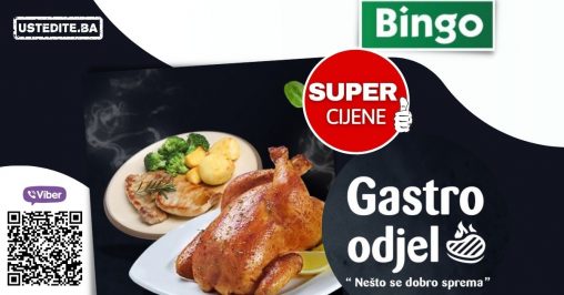 Super ponuda gotovih jela na gasro odjelu u Bingo marketima!