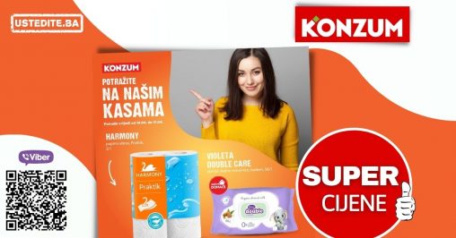 Konzum akcija na kasama donosi nam super cijene!