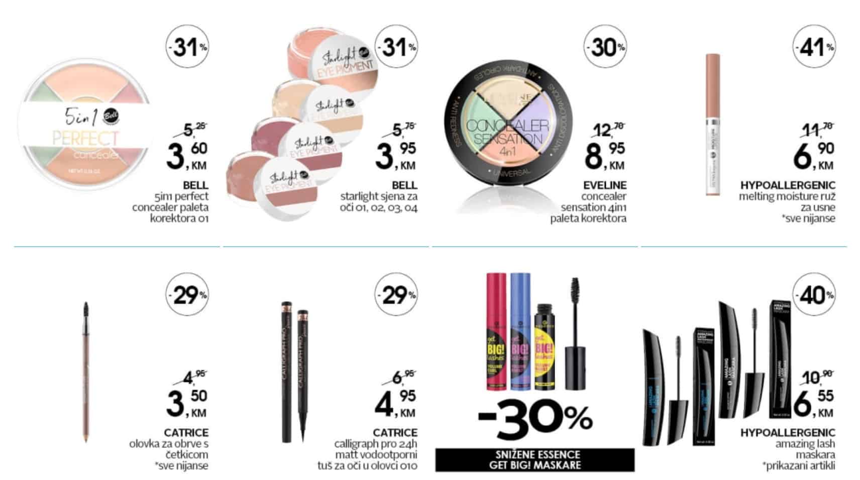 Samo u petak u cm cosmetic marketu očekuje vas popust i do 50% na odabrani asortiman.