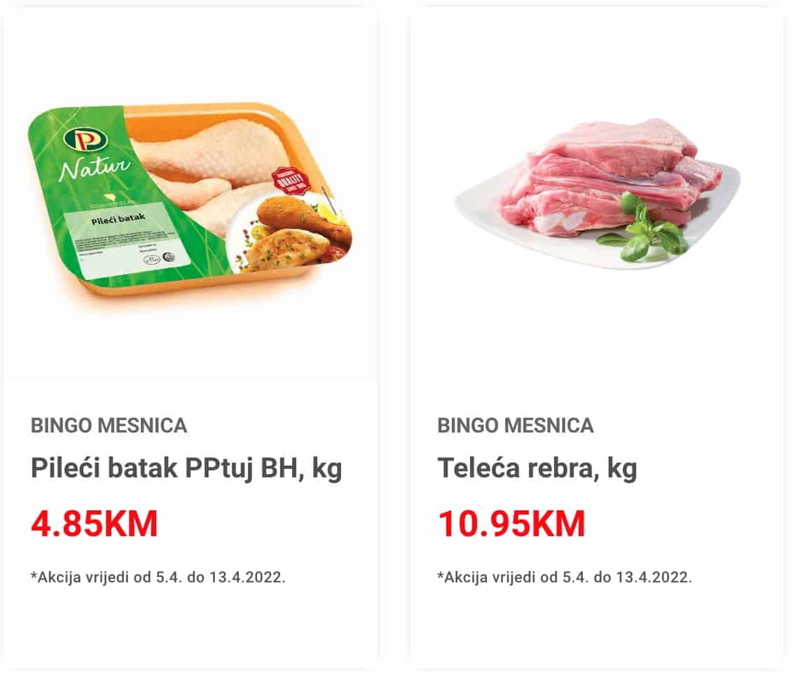 Bingo akcija 'za mesarose' donosi nam super cijene svježeg mesa!