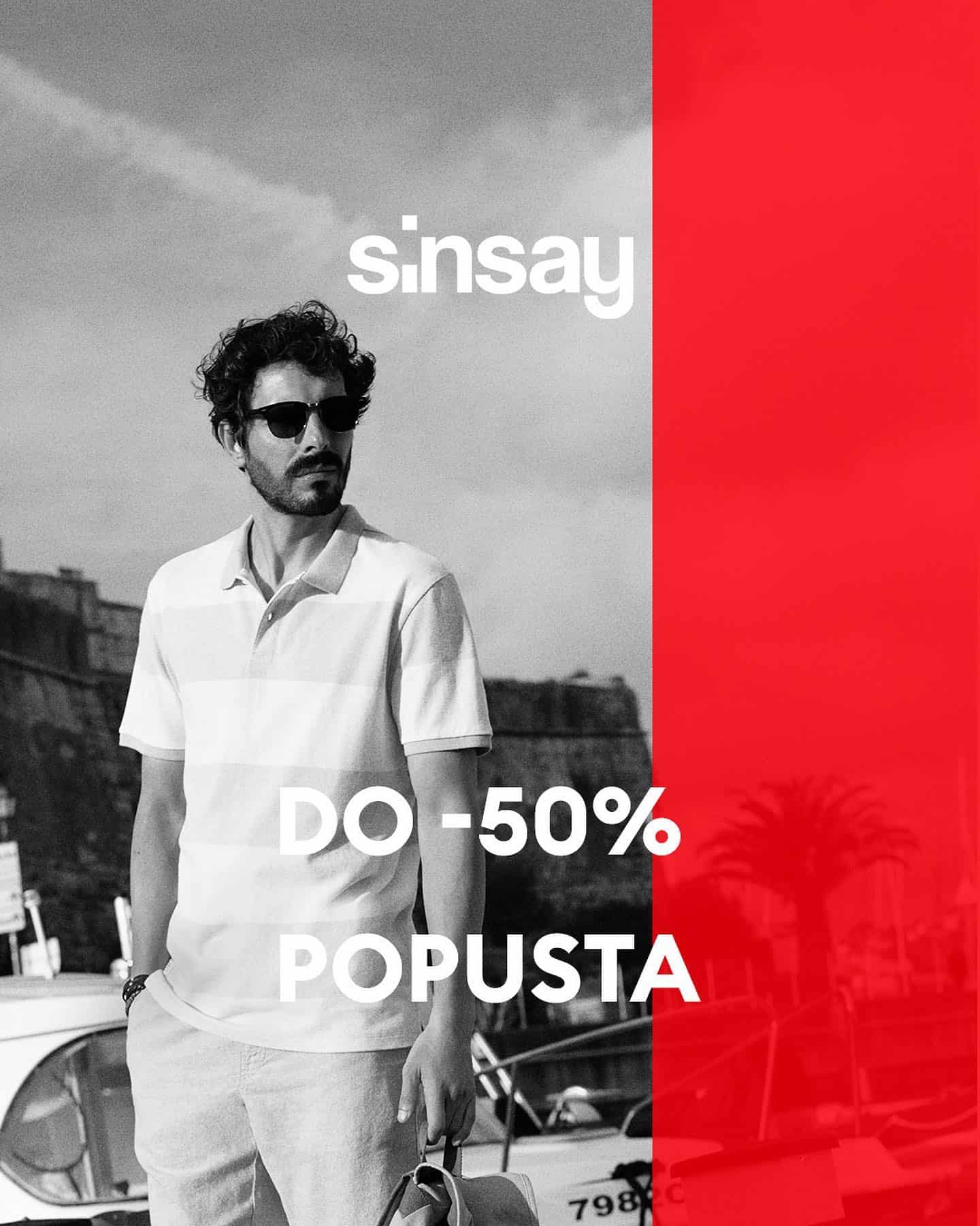Sinsay veliko sniženje! Ostvarite do 50% popuusta na odabrani Sinsay asortiman!