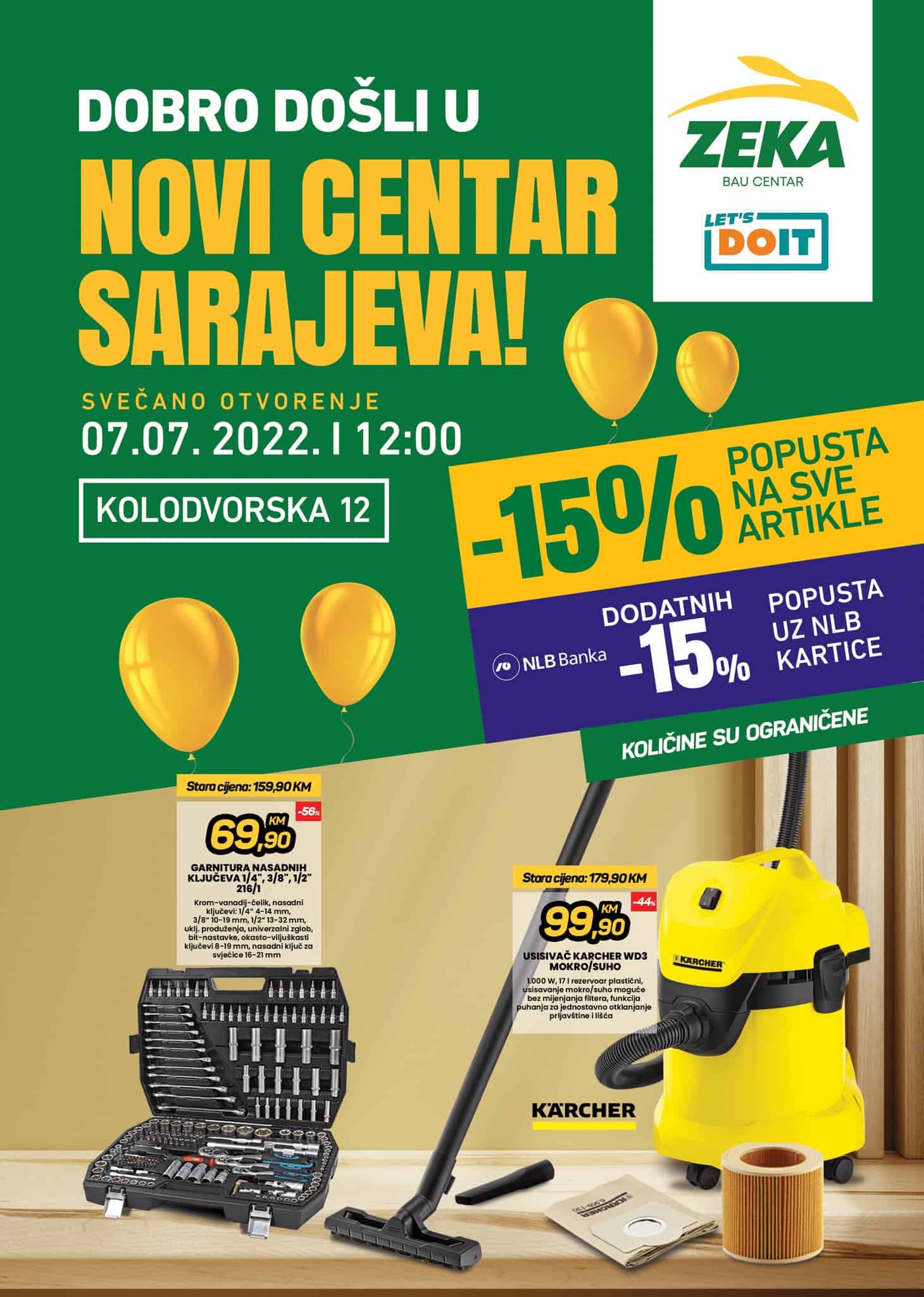 Zeka Bau Centar katalog novi centar Sarajevo Kolodvorska 12