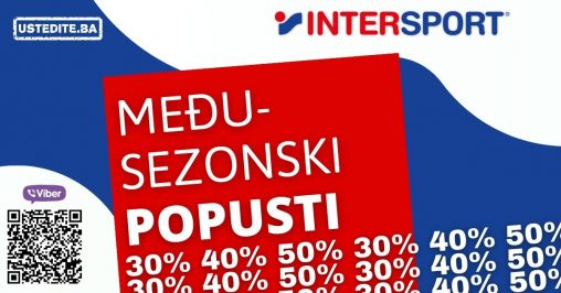 INTERSPORT Međusezonski popusti do 30.06.2022.