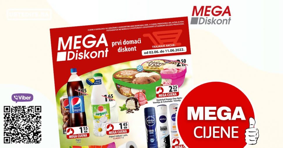 Mega Diskont katalog donosi nam akcijske cijene!