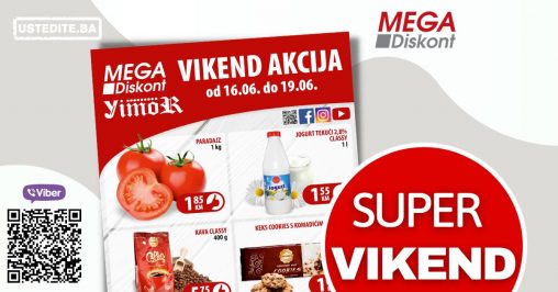 Mega Diskont vikend akcija JUNI 2022 akcija ~ sniženje do 19.06.2022.