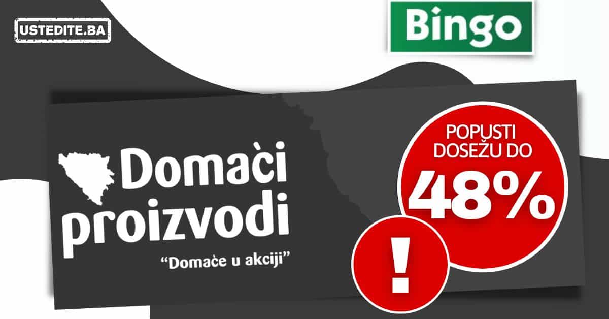 Bingo Domace akcija ▷【SNIZENJE do 48%】JUNI 2022 katalog akcija do 03.07.2022.