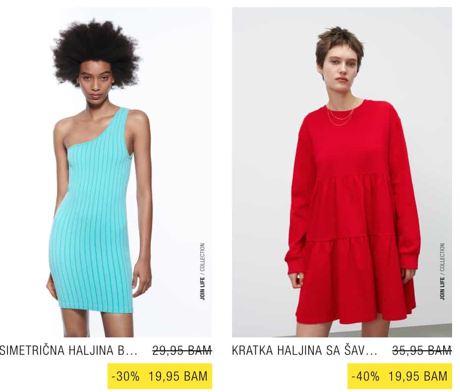 Zara 22 haljine koje možete kupiti od 12,95 KM do 19,95 KM!