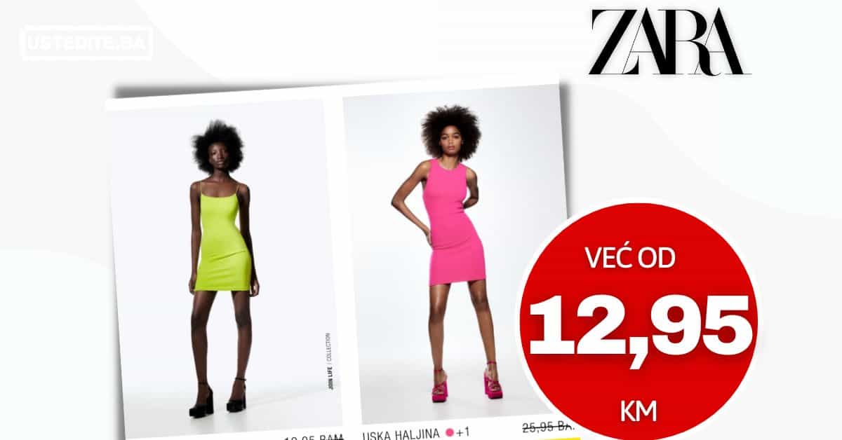Zara 22 haljine koje možete kupiti od 12,95 KM do 19,95 KM!