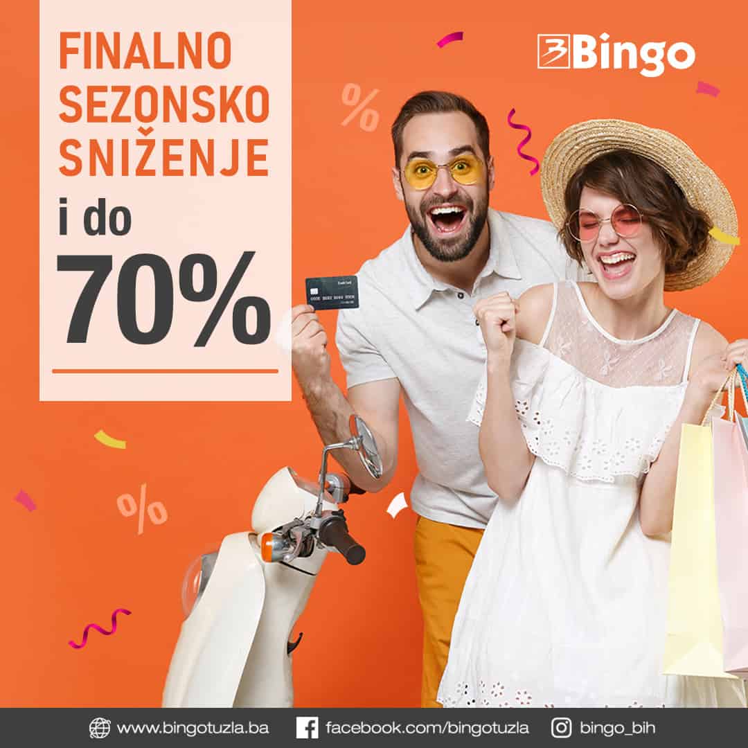 Bingo FINALNO SNIŽENJE do 70% avgust 2022 