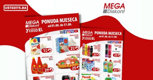Mega Diskont katalog ponuda mjeseca 4-31.8.2022.
