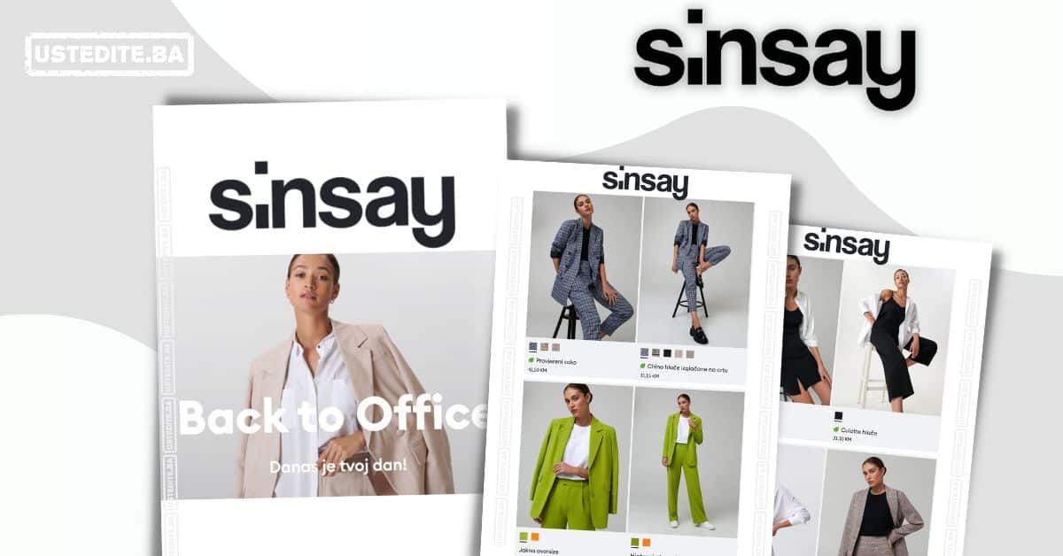 Sinsay BiH katalog - Sinsay odjeća - Back to Office - septembar 2022