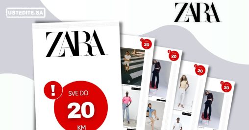 Zara online - SVE do 20 KM - septembar 2022
