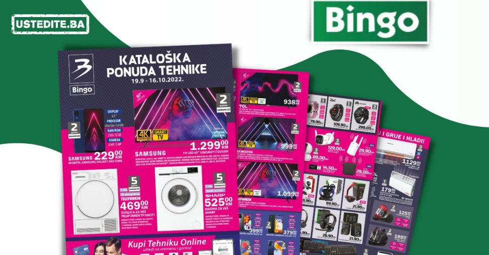 Bingo TEHNIKA katalog sniženja 19.9-16.10.2022.