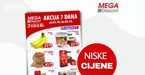 Mega Diskont AKCIJA 7 DANA 3-9.10.2022.