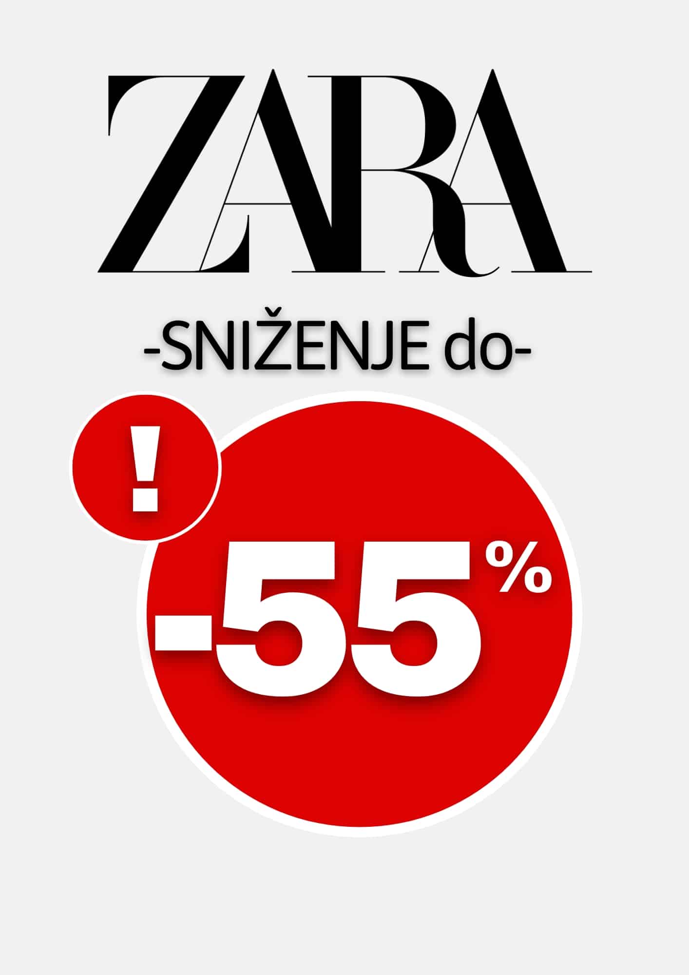 Zara BiH SNIŽENJE do 55% novembar 2022