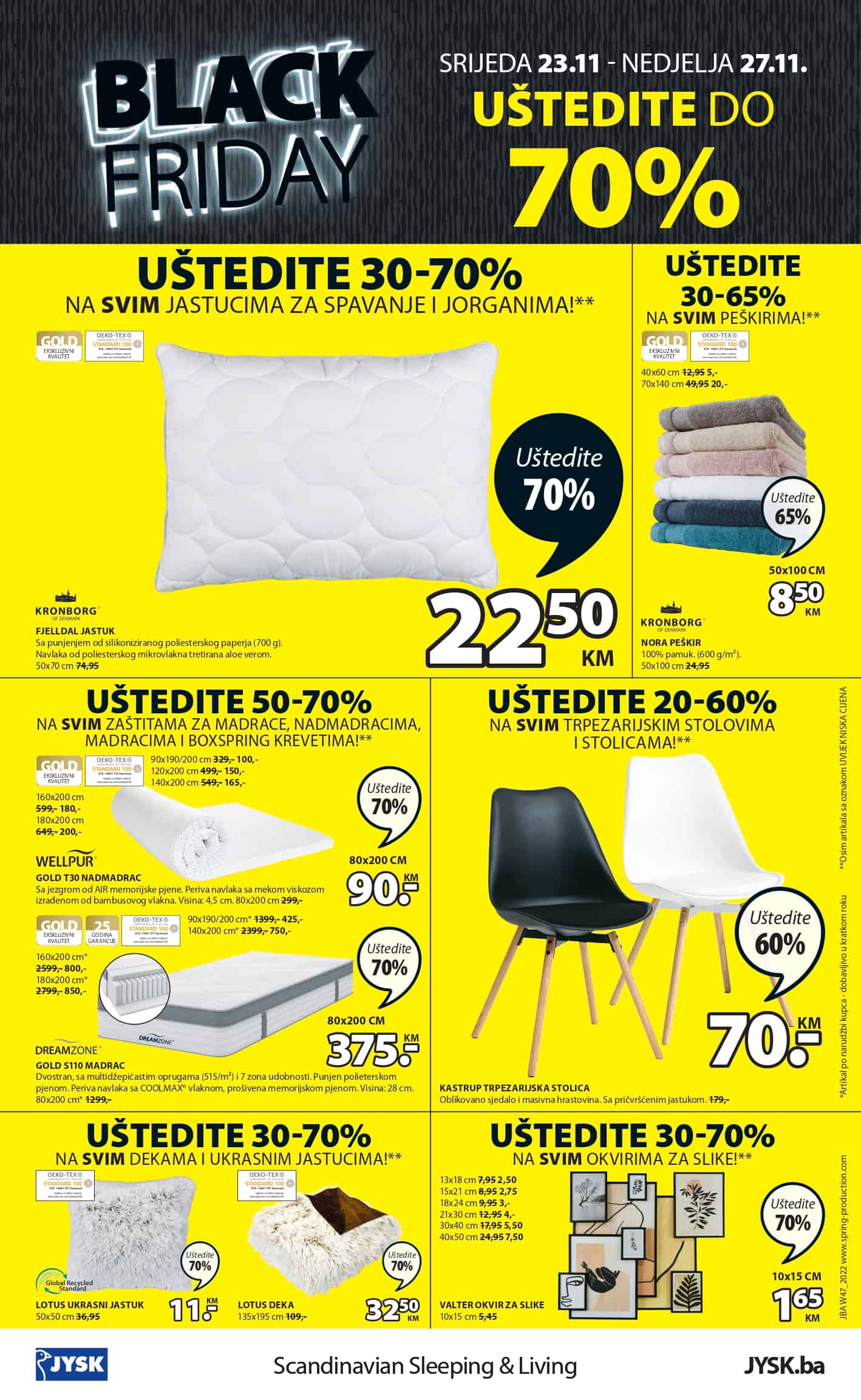 Jysk Black Friday - Jysk Crni Petak 23-27.11.2022. 17 Jysk Black Friday - Jysk Crni Petak 23-27.11.2022.