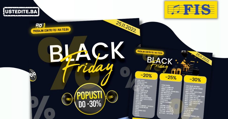 Fis Black Friday - Fis Crni Petak ~ novembar 2022