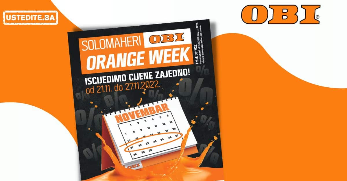 OBI Orange Week 21-27.11.2022.