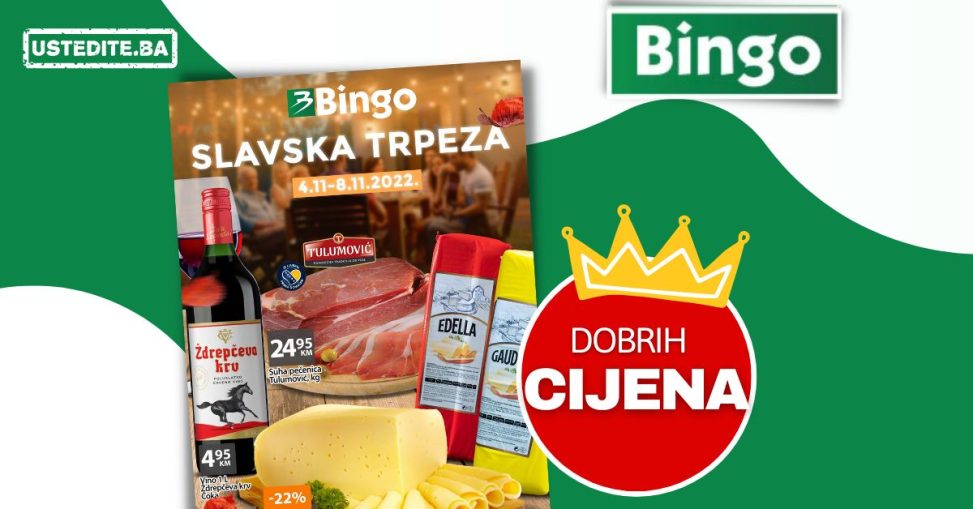Bingo katalog SLAVSKA TRPEZA 4-8.11.2022.