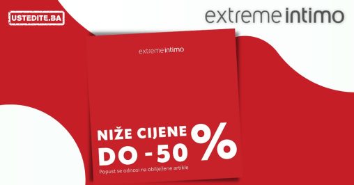 Extreme Intimo SNIŽENJE do 50% novembar 2022