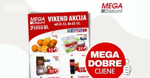 Mega Diskont vikend akcija 22-25.12.2022.