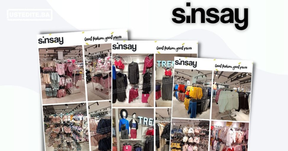 Sinsay BiH - Pogledajte šta vas očekuje u trgovinama