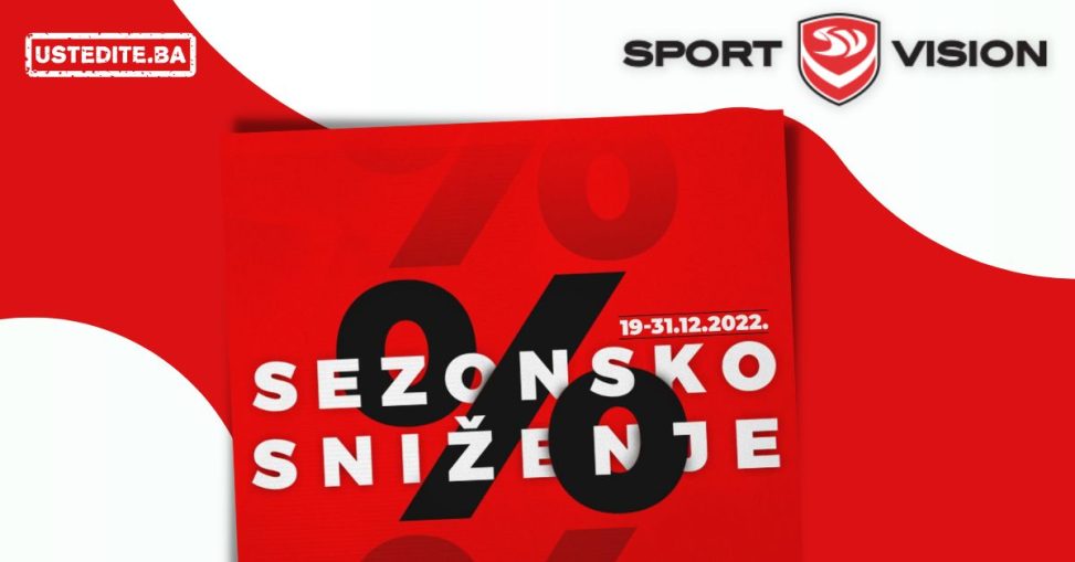 Sport Vision SEZONSKO SNIŽENJE - decembar 2022